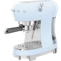 Smeg ECF02PBUK Espresso Coffee Machine - Pastel Blue