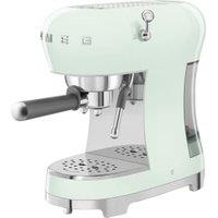 Smeg ECF02PGUK Espresso Coffee Machine - Pastel Green