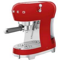 Smeg ECF02RDUK Espresso Coffee Machine - Red