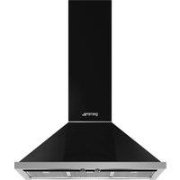 Smeg KPF9BL 90cm Portofino Chimney Hood - Black