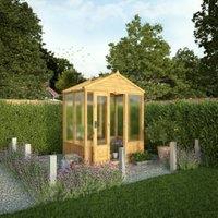 Mercia Woodsman Apex Polycarbonate Greenhouse - 4 x 6ft