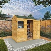 Mercia Overlap Reverse Apex Shed With Assembly - 6 x 4ft