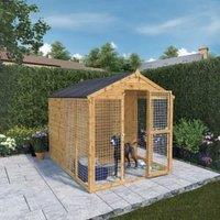 Mercia Staffordshire Dog Kennel & Run - 8 x 6ft