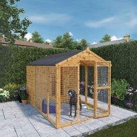 Mercia Staffordshire Dog Kennel & Run - 10 x 6ft