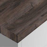 Iceni Oak SQ Breakfast Bar - 3000 x 900 x 38mm