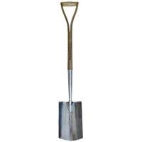 Wickes Stainless Steel Wooden Handle Digging Spade