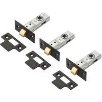 Yale 2 1/2in Black Mortice Latch Pk3