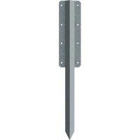 FENCEMATE Galvanised Double Sleeper Pin Straight Bracket - 750 x 2mm