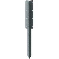 FENCEMATE Galvanised Double Sleeper Pin Corner Bracket - 750 x 2mm