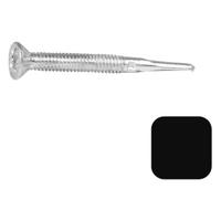 DuraPost VISTA Black Self Drilling Screw - 4 x 28mm Black Pack of 16