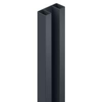 DuraPost VISTA Anthracite Grey Aluminium Infill Profile Set For Composite Panel - 1825/1755mm
