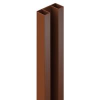 DuraPost VISTA Sepia Brown Aluminium Infill Profile Set For Composite Panel - 1825/1755mm
