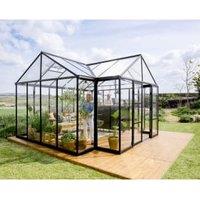 Palram Canopia Triomphe Black Garden Chalet - 13 x15ft