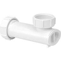 McAlpine WHB-1 White Basin Waste with Valve