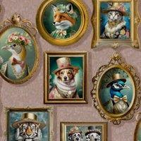 Holden Regal Beasts Pink Wallpaper - 10m