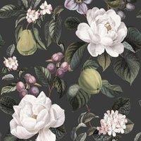 Holden Pyrus Charcoal Wallpaper - 10m