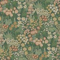 Holden Everbloom Emerald Green Wallpaper - 10m