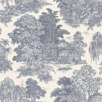 Holden Osterley Blue Wallpaper - 10m