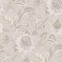 Holden Cecelia Dove & Grey Wallpaper - 10m