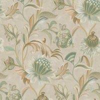 Holden Cecelia Beige & Green Wallpaper - 10m