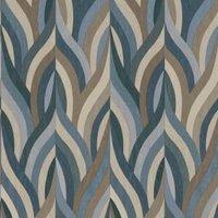 Holden Arabesque Blue Wallpaper - 10m