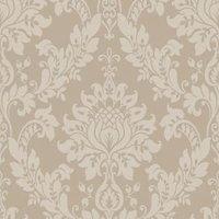 Holden Clara Beige Wallpaper - 10m