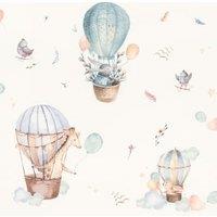 Rasch Balloon Ride Blue Wallpaper - 10m