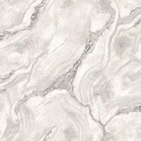 Rasch Palmetto Agate Grey Wallpaper - 10m