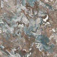 Rasch Serafina Blue & Brown Wallpaper - 10m