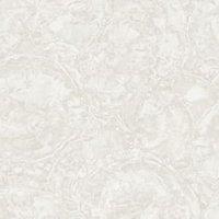 Rasch Orvieto Marble Ice White Wallpaper - 10m