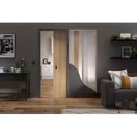 LPD Flusso Self Assembly Single Pocket Door Kit for 626 x 2040mm door