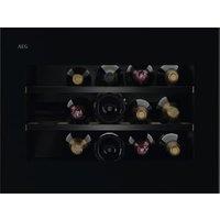 AEG NKW8P21KAB Integrated 55cm Compact Wine Cooler - Gloss Black
