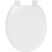 Stick'n'Lock Abberton Moulded Wood Toilet Seat - White