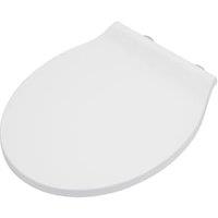 Croydex Flexi Fix Orta Slimline Thermoset Plastic Soft Close Quick Release Toilet Seat