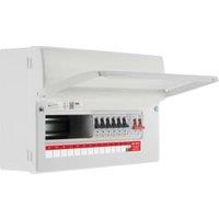 BG Main Switch 100A Populated 16-Module 13 Way Consumer Unit with Type 2 SPD & 6 x Type A RCBOs