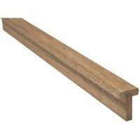 LPD Unfinished Oak Internal Door T-Lipping - 2100 x 30 x 35mm