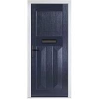 Crystal Eaton Blue Right Hand GRP Composite Door - 890 x 2090mm