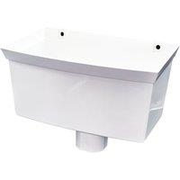 FloPlast White Round/Square Line Rainwater Hopper