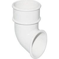 FloPlast 50mm White Miniflo Downpipe Shoe