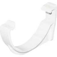 FloPlast 76mm White Miniflo Gutter Fascia Brackets - Pack of 2