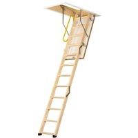 TB Davies ENVIROFOLD Wooden Loft Ladder - 2.8m