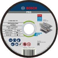 Bosch Thin PRO Stainless Steel and Metal Bonded Cutting Disc - 125mm