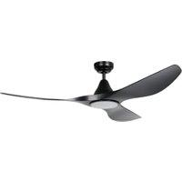 Eglo Portsea Integrated LED Black Ceiling Fan