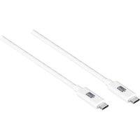 Masterplug 100W USB-C to USB-C Charging and Sync Cable - 1m