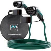 Masterplug Single-Phase Mode 3 Type 2 EV Charging Cable & Case - 5m