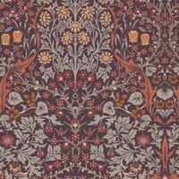 William Morris At Home Blackthorn Plum Wallpaper - 10m x 52cm