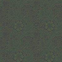 William Morris At Home Marigold Fibrous Green Wallpaper - 10m x 52cm