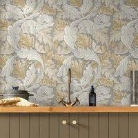 William Morris At Home Acanthus Neutral Wallpaper - Sample