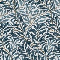 William Morris At Home Willow Bough White & Blues Wallpaper - Sample