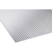 Corotherm 4mm Clear Twinwall Polycarbonate Sheet - 1220 x 610mm
